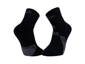 BV SPORT chaussettes TREK GR mid - Noir/Gris