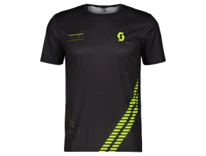 SCOTT t-shirt RC Run - Black/Yellow