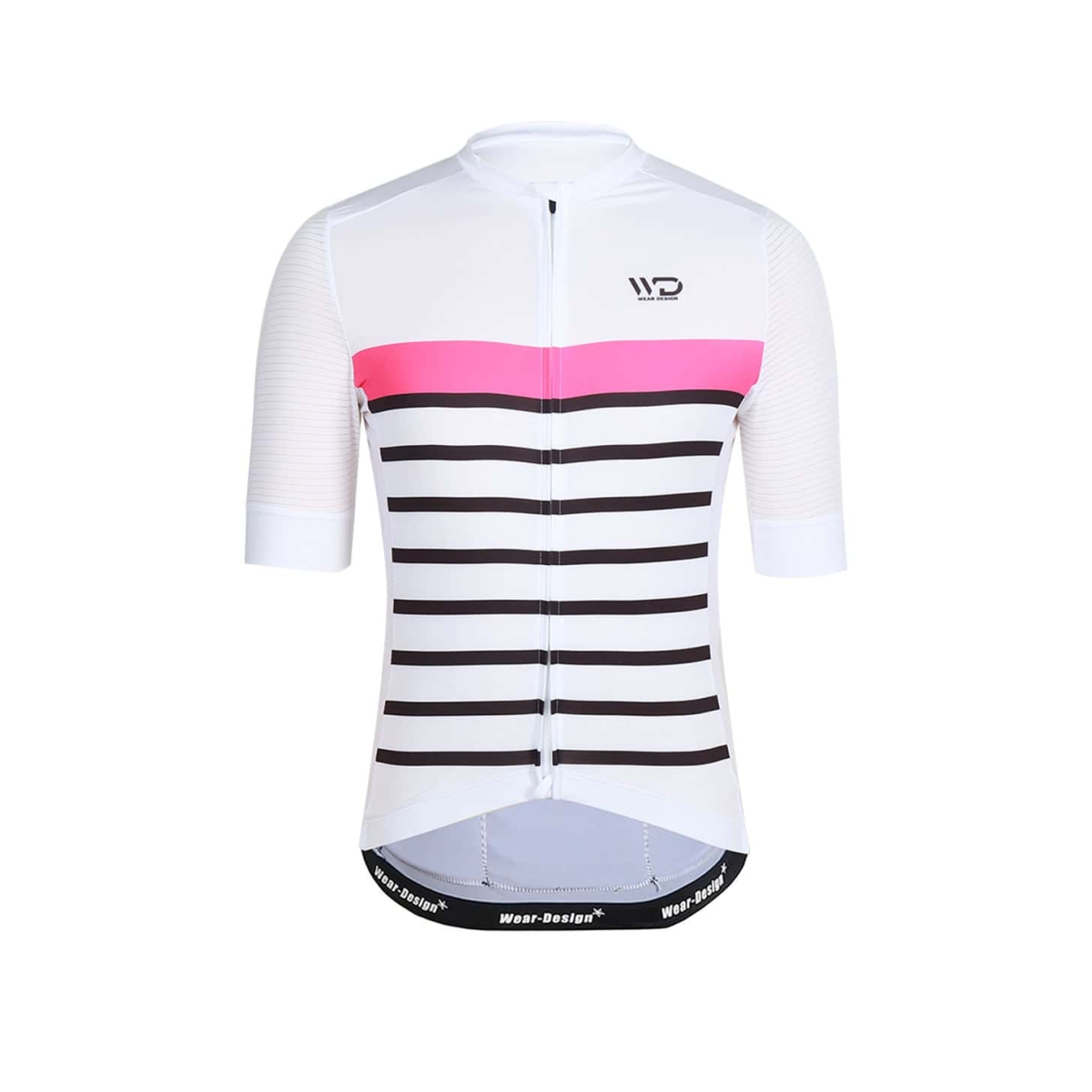 WEAR DESIGN Maillot velo Pro Light Navy Femme Blanc Noir Rose WEAR DESIGN Sport et Neige
