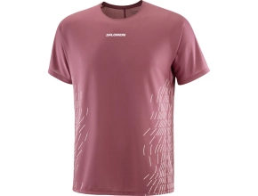 SALOMON T-Shirt Sense Aero SS Graphic Tee M - Nocturne