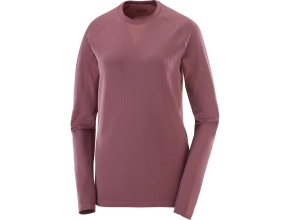 SALOMON T-shirt Sense Aero LS Seamless Tee W - Nocturne
