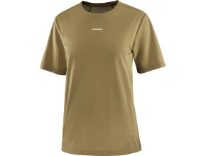 SALOMON SHKout CORE SS tee Woman- Brilliant Olive