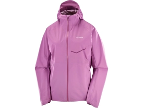 SALOMON Bonatti Waterproof Jkt Woman - Iris Orchid