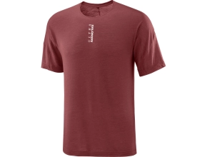 SALOMON T-Shirt S/LAB Ultra SS Tee M - Syrah
