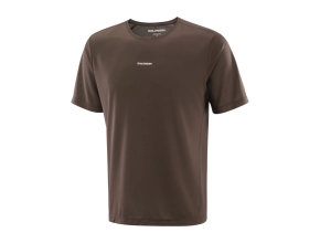 SALOMON SHKout CORE SS tee Homme - Coffee Bean