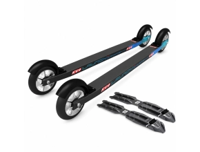 PACK KV+ Rollerski Alu SK Launch Pro Curved 60cm + Fixations Prolink