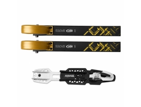 PACK IDT Ski Roue Skate PRO PU RM2 + Fixations Rottefella Rollerski Skate